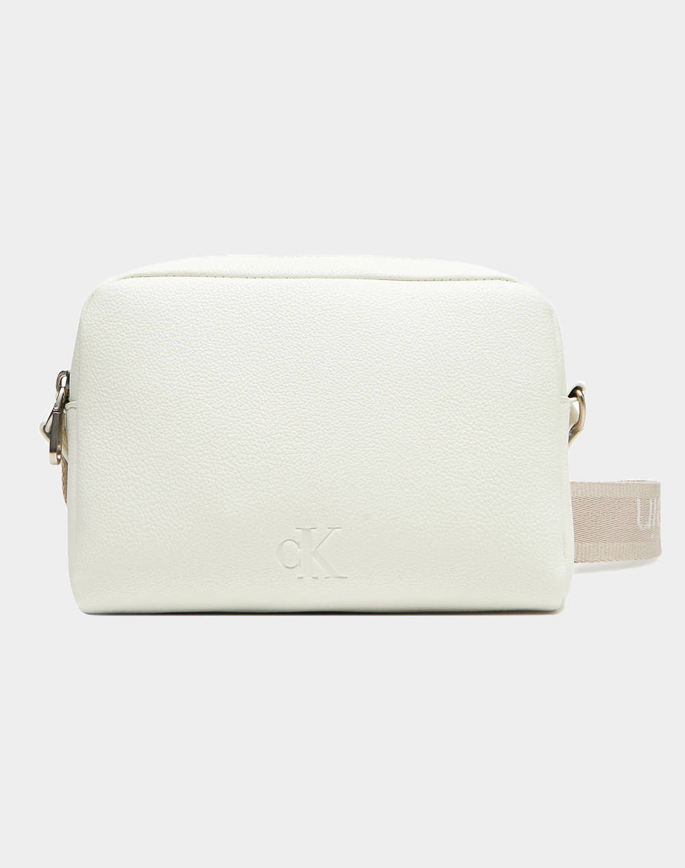 Calvin Klein Jeans Ultralight Camera Bag21 Pu (Dimensions: 20 X 13.5 X 7Cm.) Women Accessories Bags Offwhite Imitation Leather Lv04K3124G Fup Female