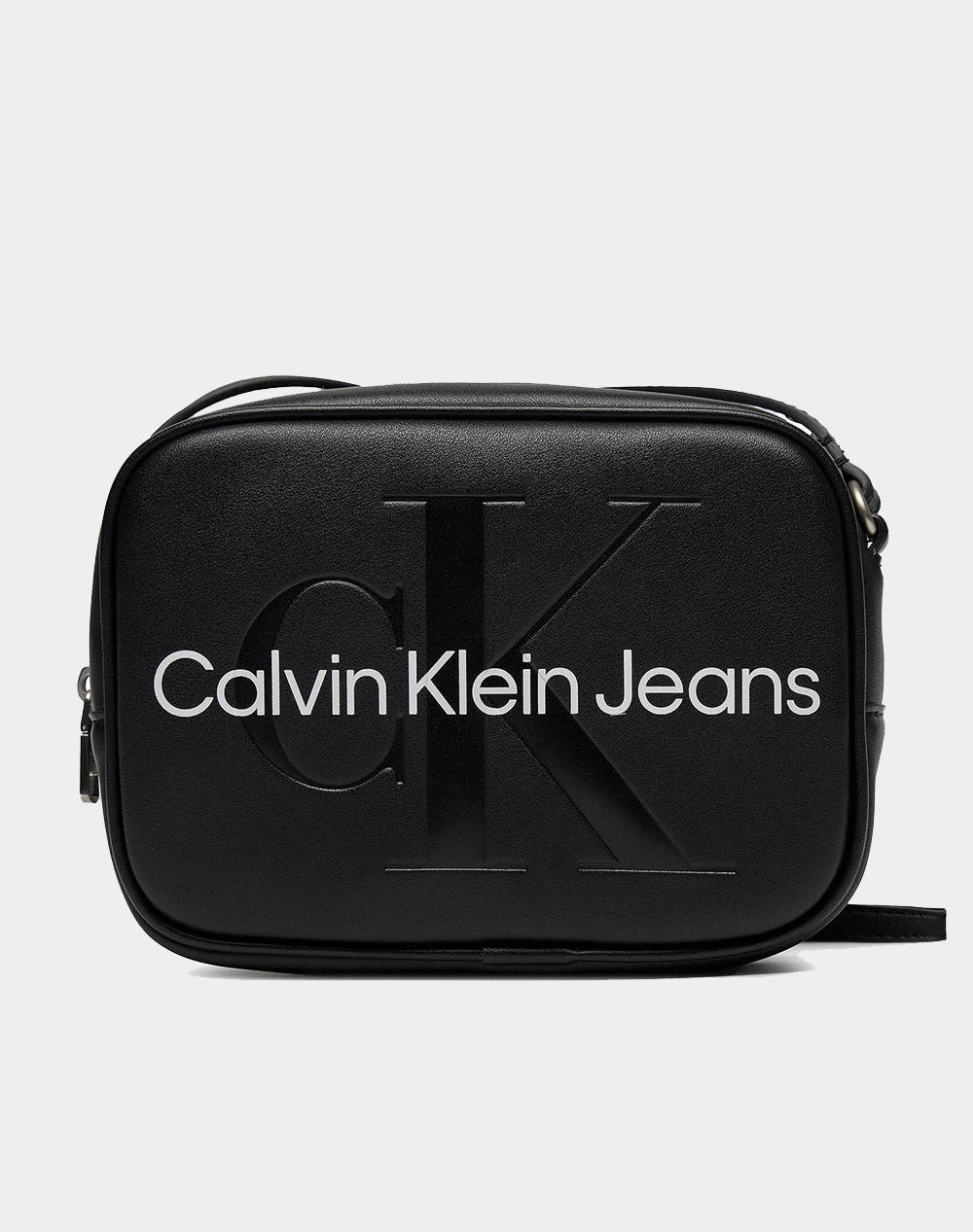 Calvin Klein Jeans Camera Bag (Dimensions: 18 X 13 X 7Cm.) Women Accessories Bags Black Imitation Leather K60K610275 Bds Female Bags Black