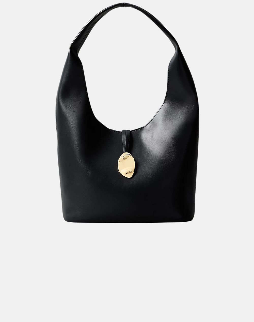 Calvin Klein Stn Lck Slchy Smll S (Dimensions: 18.5 X 23.5 X 12Cm.) Women Accessories Bags Black Imitation Leather Lv04K3176G Ub1 Female Bags Black