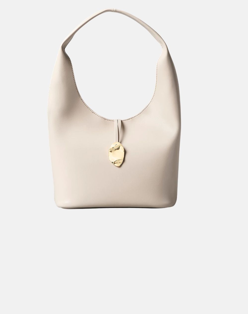 Calvin Klein Stn Lck Slchy Smll S (Dimensions: 18.5 X 23.5 X 12Cm.) Women Accessories Bags Ecru Imitation Leather Lv04K3176G Rmu Female Bags