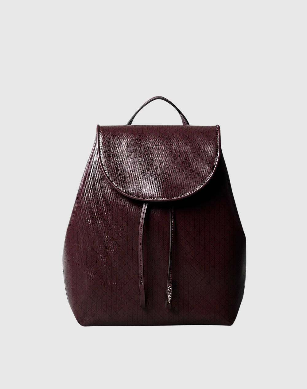 Calvin Klein Jeans Aop Flap Backpack (Dimensions: 24 X 32 X 13Cm) Women Accessories Bags Bordeux Imitation Leather,Synthetic Lv04F3271G 33H Female