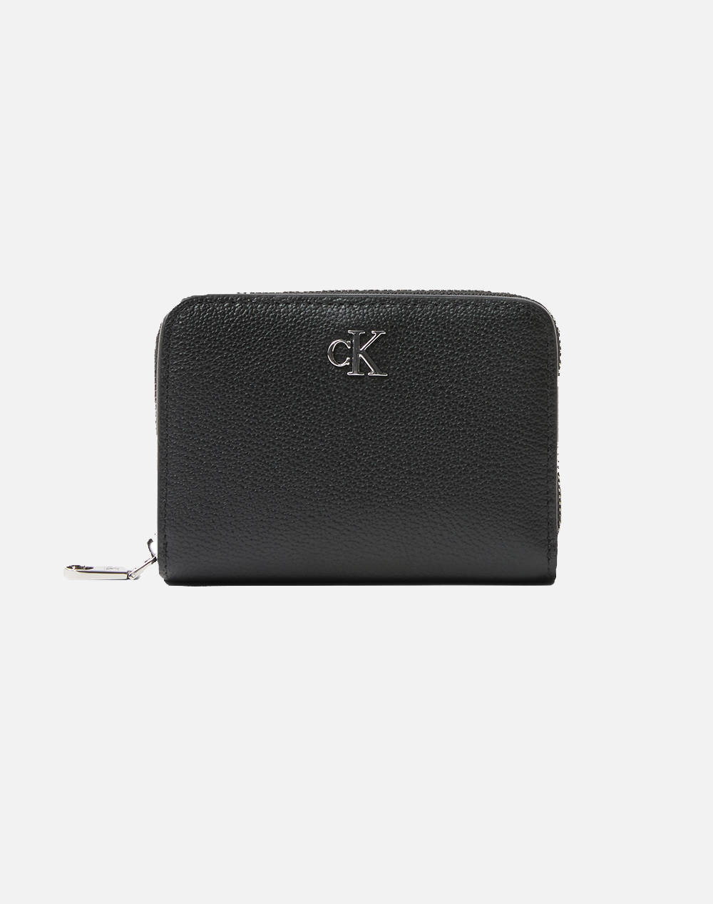 Calvin Klein Mnml Mngrm Lthr Md F(Dimensions: 8.5 X 11.5Cm) Women Accessories Wallets Black Leather Lv04F1064G Ub1 Female Wallets Black