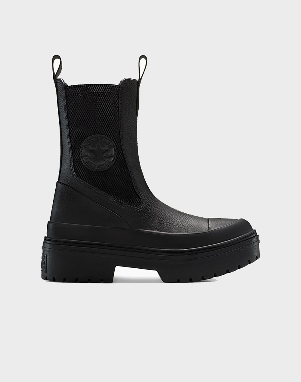 Converse Chuck Taylor All Star Lugged Heel Chelsea Boot Γυναικα Παπουτσια Μποτες/Μποτακια Black Δερμα A12985c 001 - Koolfly
