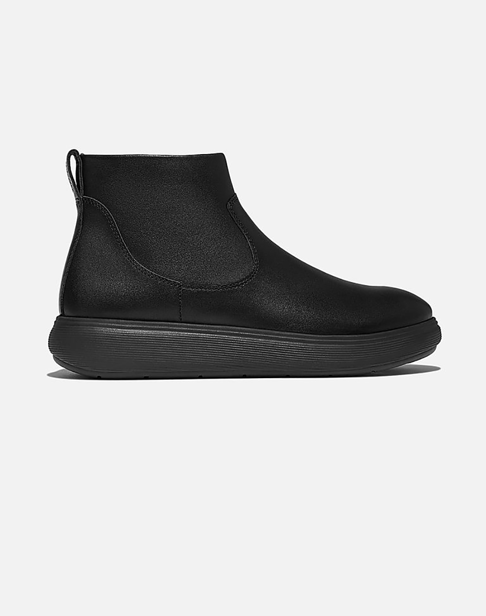 Fit Flop Iq Comff Bootie Leather Γυναικα Παπουτσια Μποτες/Μποτακια Black Δερμα E2Z 090 All Black