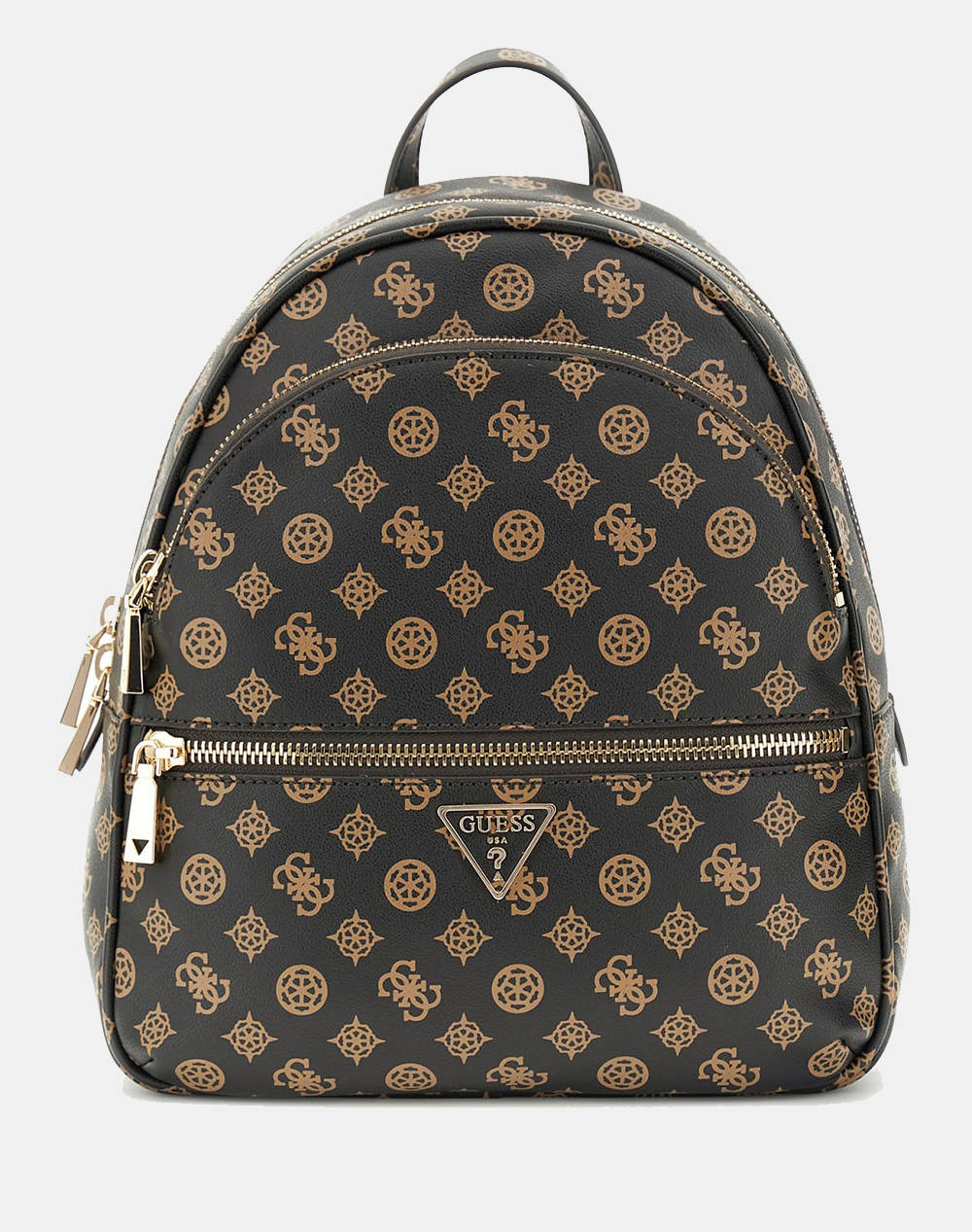 Guess Manhattan Ii Large Backpack Women''S Bag (Dimensions: 25 X 33 X 13Cm.) Women Accessories Bags Darkbrown Imitation Leather Hwpg7118330 Mlo Female