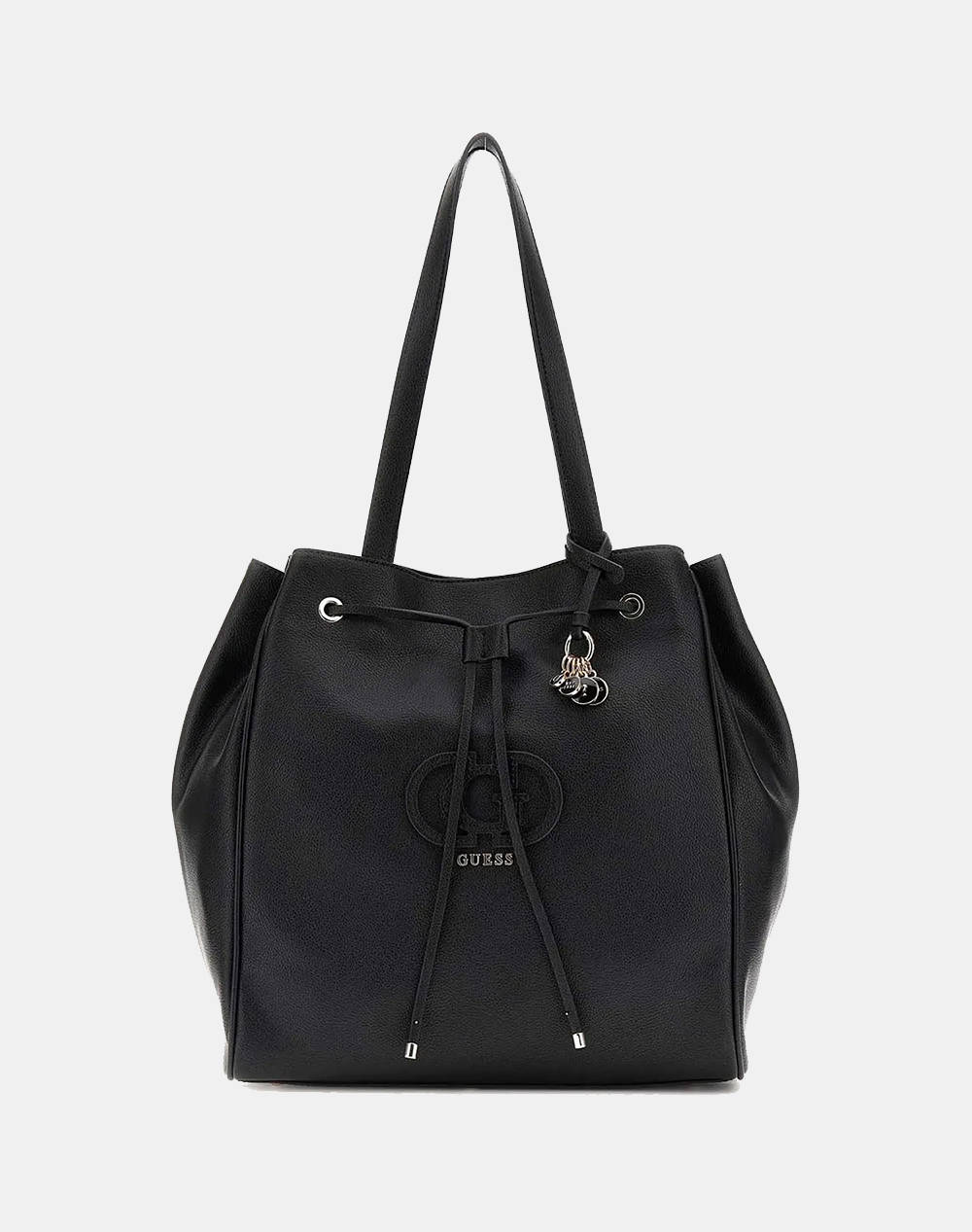 Guess Calebra Drawstring Tote Bag Women (Dimensions: 45 X 35 X 15Cm.) Women Accessories Bags Black Imitation Leather Hwbg9536230 Bla Female Bags Black
