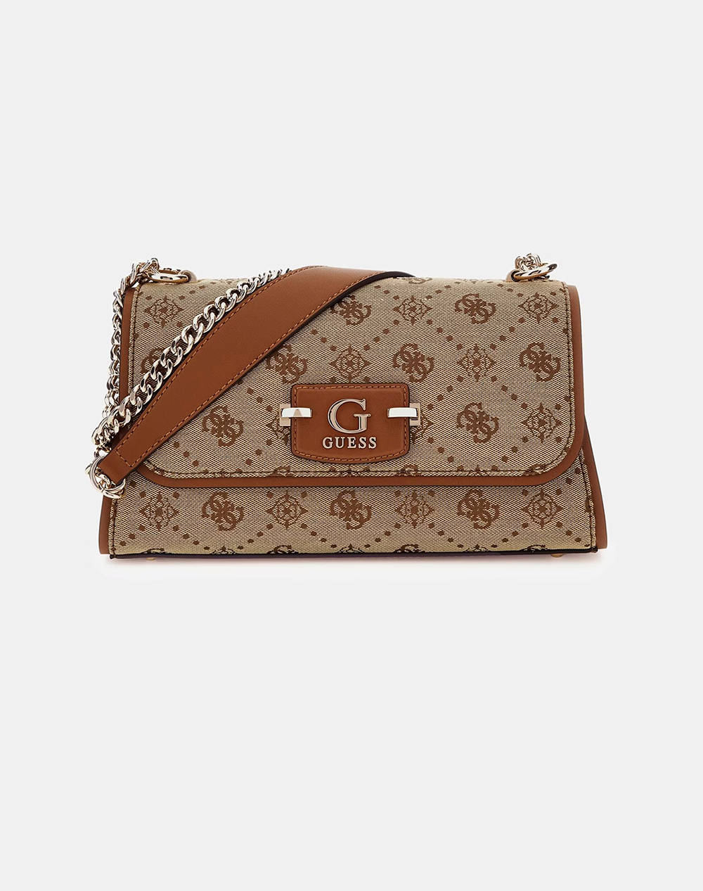 Guess Neda Convertible Xbody Flap Bag Women (Dimensions: 27 X 14 X 9Cm.) Women Accessories Bags Sandybrown Synthetic Hwjp9654210 Ltl Female Bags Brown