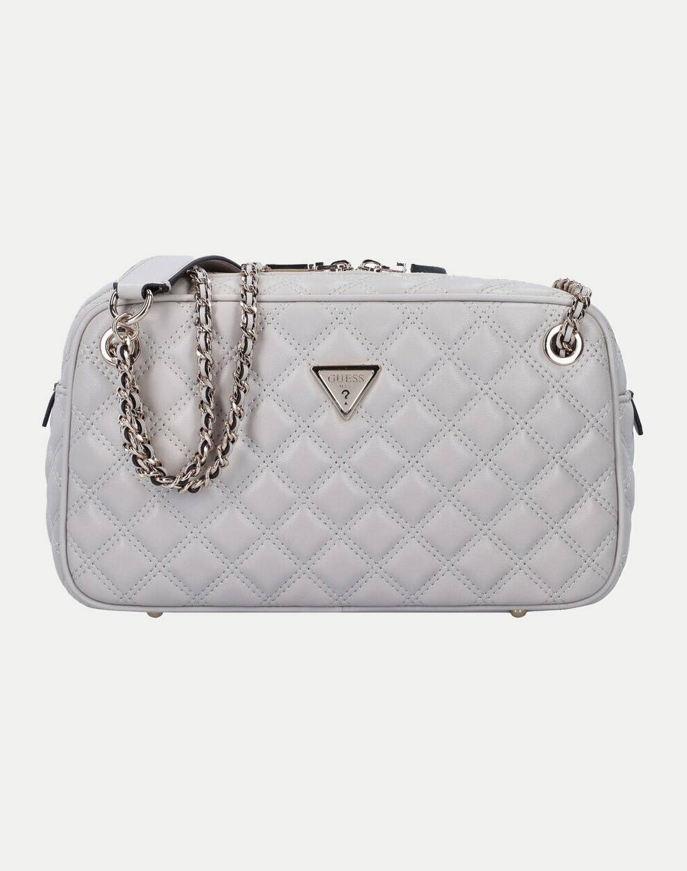 Guess Giully Ii Shoulder Satchel Bag Women (Dimensions: 30 X 18 X 7Cm.) Women Accessories Bags Ecru Imitation Leather Hwqg9673080 Tau Female Bags