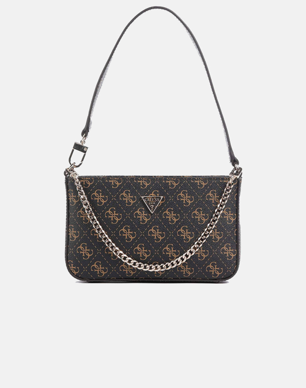 Guess Noelle Ii Mini Tp Zp Shldr Bag Women''S Bag (Dimensions: 22 X 14 X 4Cm.) Women Accessories Bags Brown Imitation Leather Hwqg9672720 Bnl Female