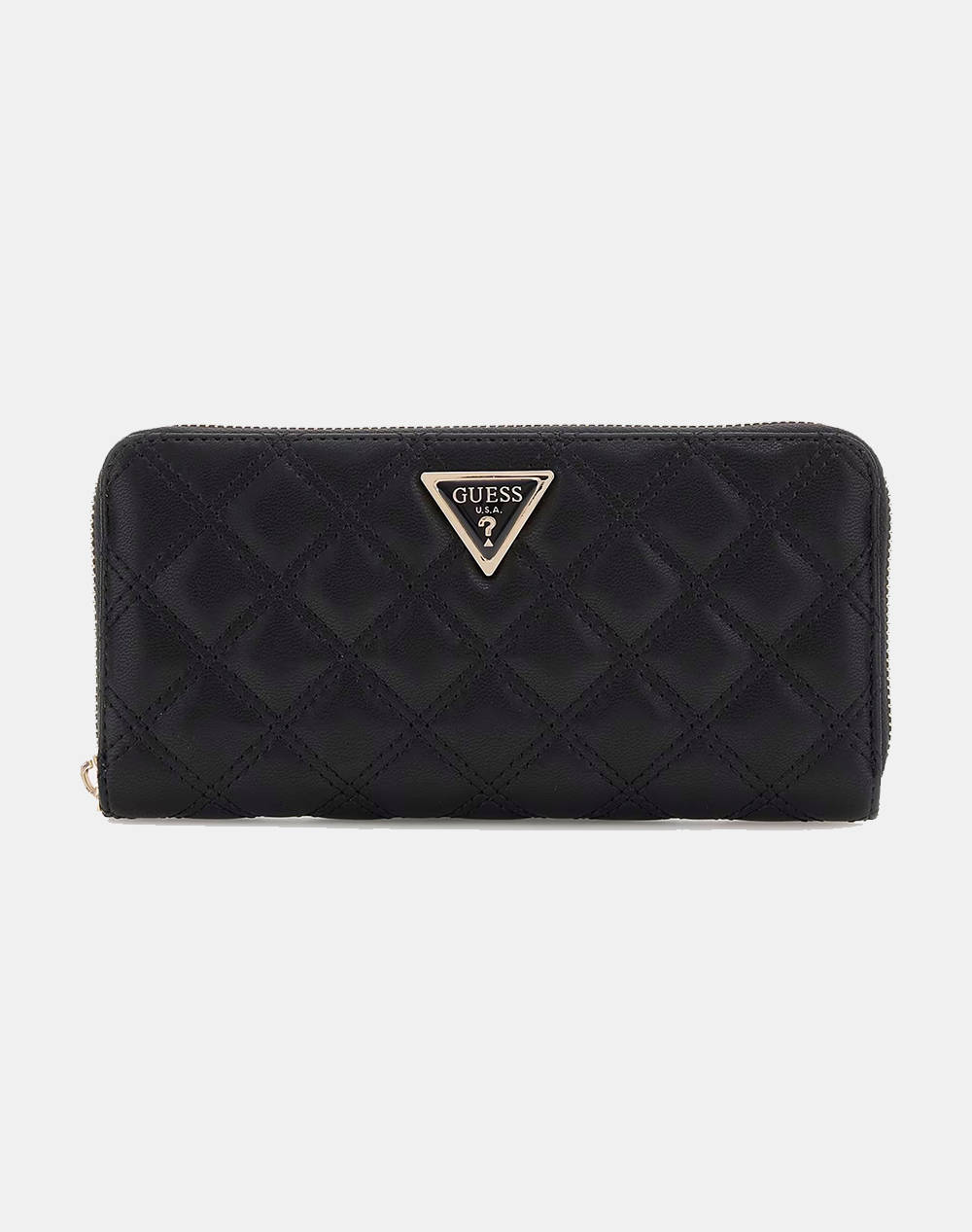 Guess Giully Ii Slg Large Zip Around Women''S Wallet (Dimensions: 21 X 10 X 2Cm.) Women Accessories Wallets Black Imitation Leather Swqg9673146 Bla