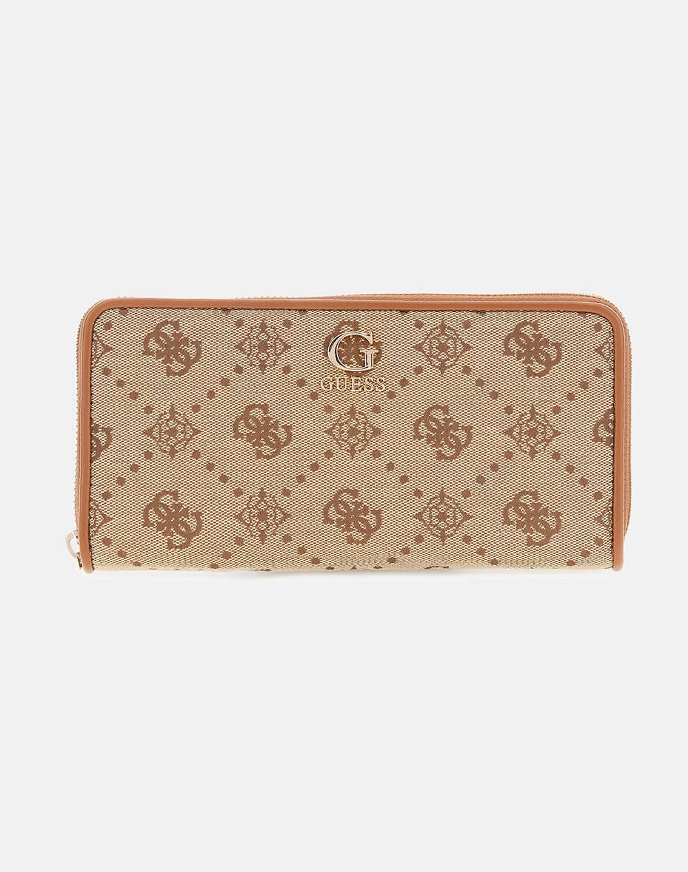 Guess Neda Slg Large Zip Around Women''S Accessory (Dimensions: 21 X 10 X 2Cm.) Women Accessories Wallets Sandybrown Synthetic Swjp9654146 Ltl Female