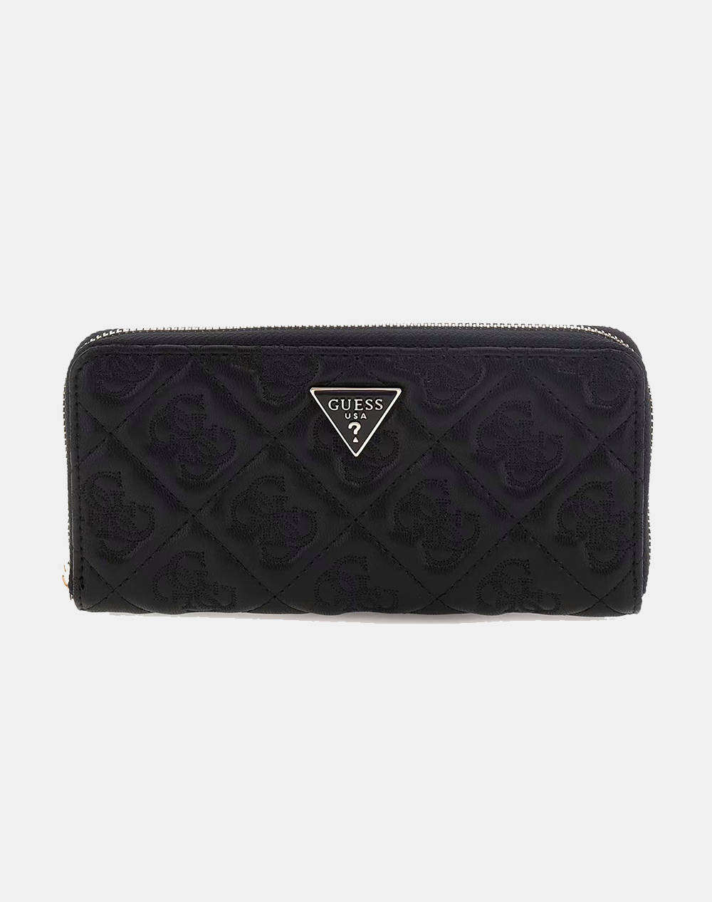 Guess Adelasia Slg Large Zip Around Women''S Accessory (Dimensions: 21 X 10 X 2Cm.) Women Accessories Wallets Black Imitation Leather Swql9658146 Bl