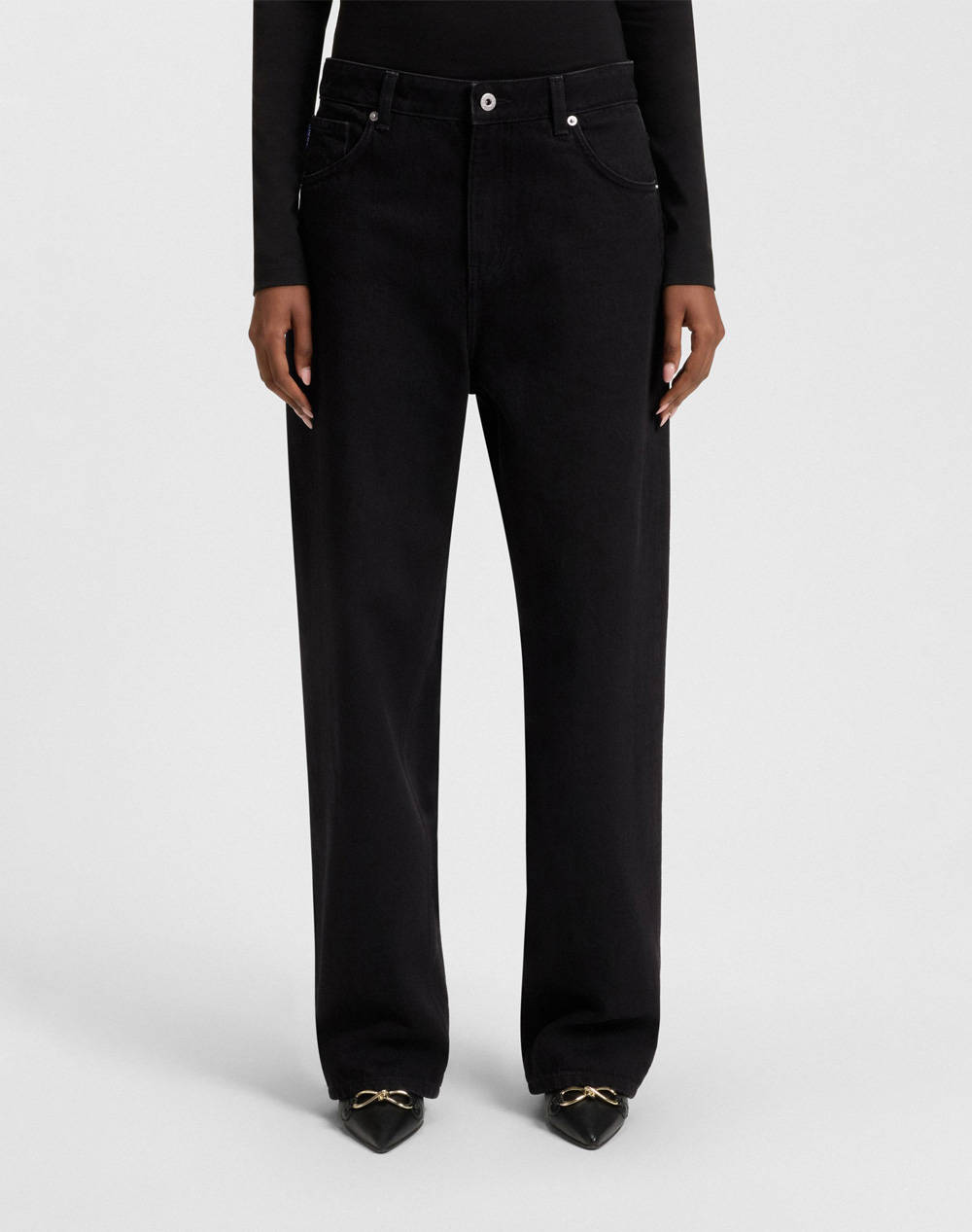 Women Clothes Trousers Jeans/5P/Cargo Denimblack Cotton 50548982 001 Female Jeans/5P/Cargo Black