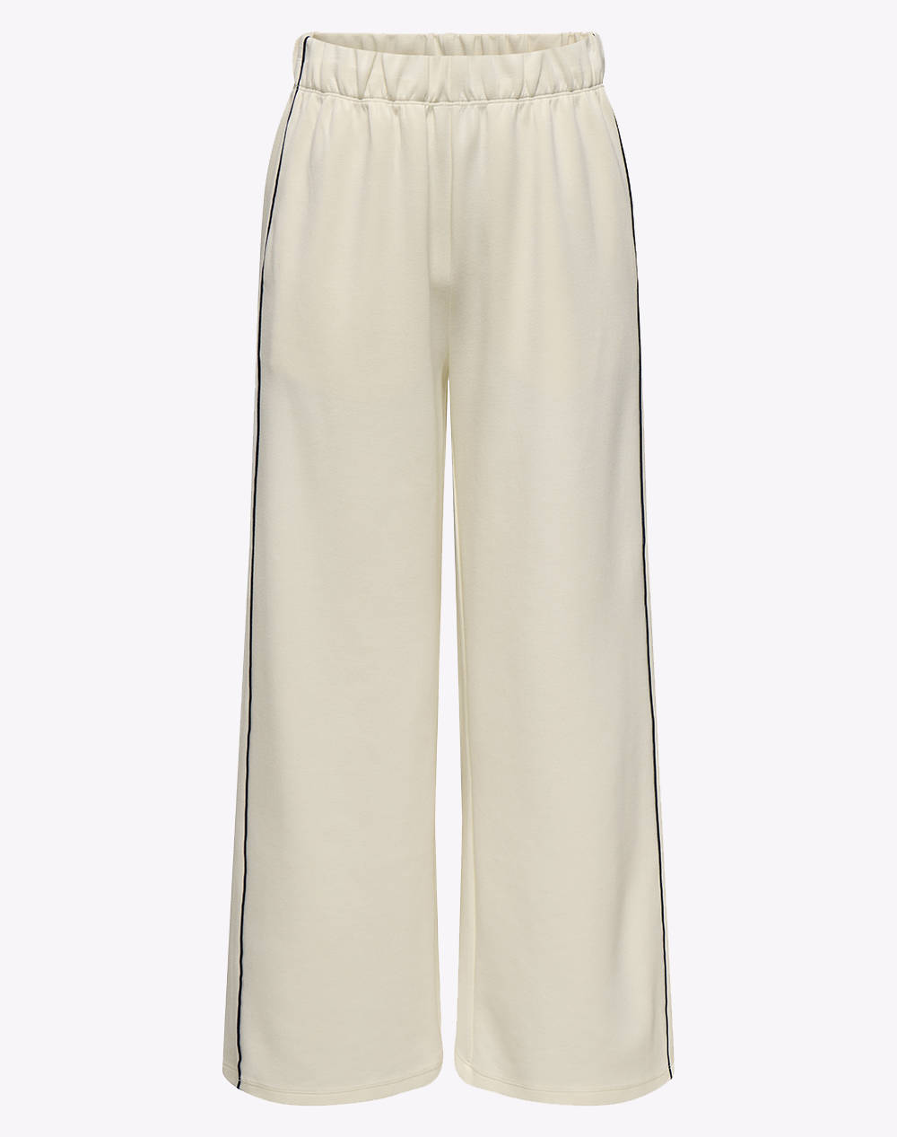 Only Onlmila Wide Pant Box Ub Cc Swt Women Clothes Trousers Sweat Pants Ecru Viscose,Elastic,Synthetic 15352831 Egretw.Nightskypiping Female Sweat