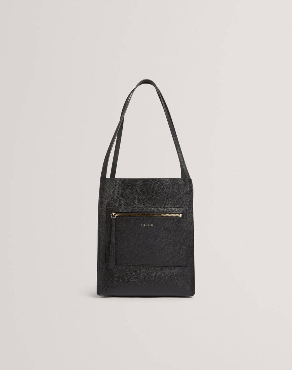 Ted Baker Taala Soft Slouch Small Leather Tote (Dimensions: 30 X 25 X 11Cm) Women Accessories Bags Black Leather 281354 Black Female Bags Black