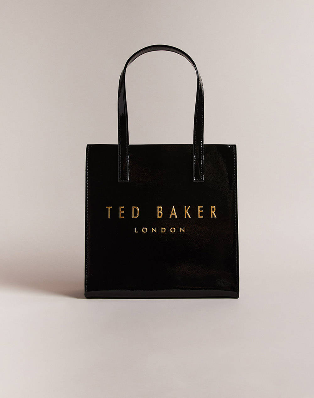 Ted Baker Crinion Crinkle Small Icon Bag (Dimensions: 25 X 25 X 12Cm) Women Accessories Bags Black Imitation Leather,Wool 281640 Black Female Bags