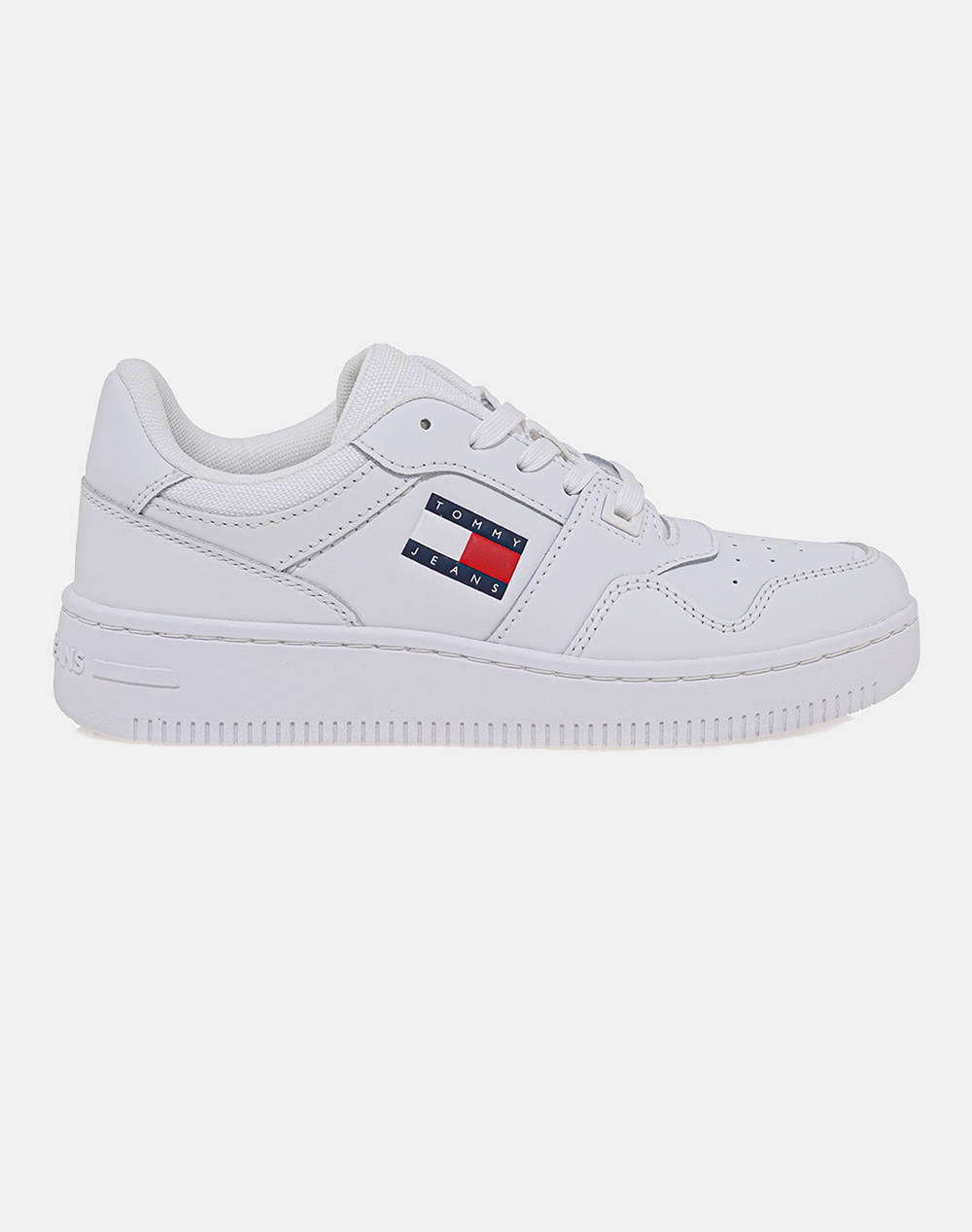 Tommy Jeans Tjw Retro Basket Women Footwear Sneakers White Imitation Leather,Leather En0En02933 Ybs Female Sneakers