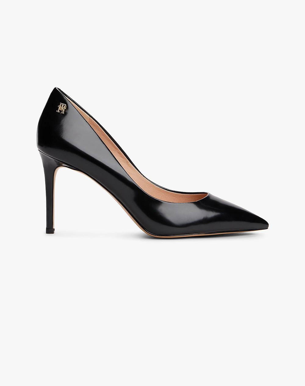 Tommy Hilfiger Closed Pump Abrasivato Women Footwear Pumps Black Leather Fw0Fw08969 Bds Female Pumps Black