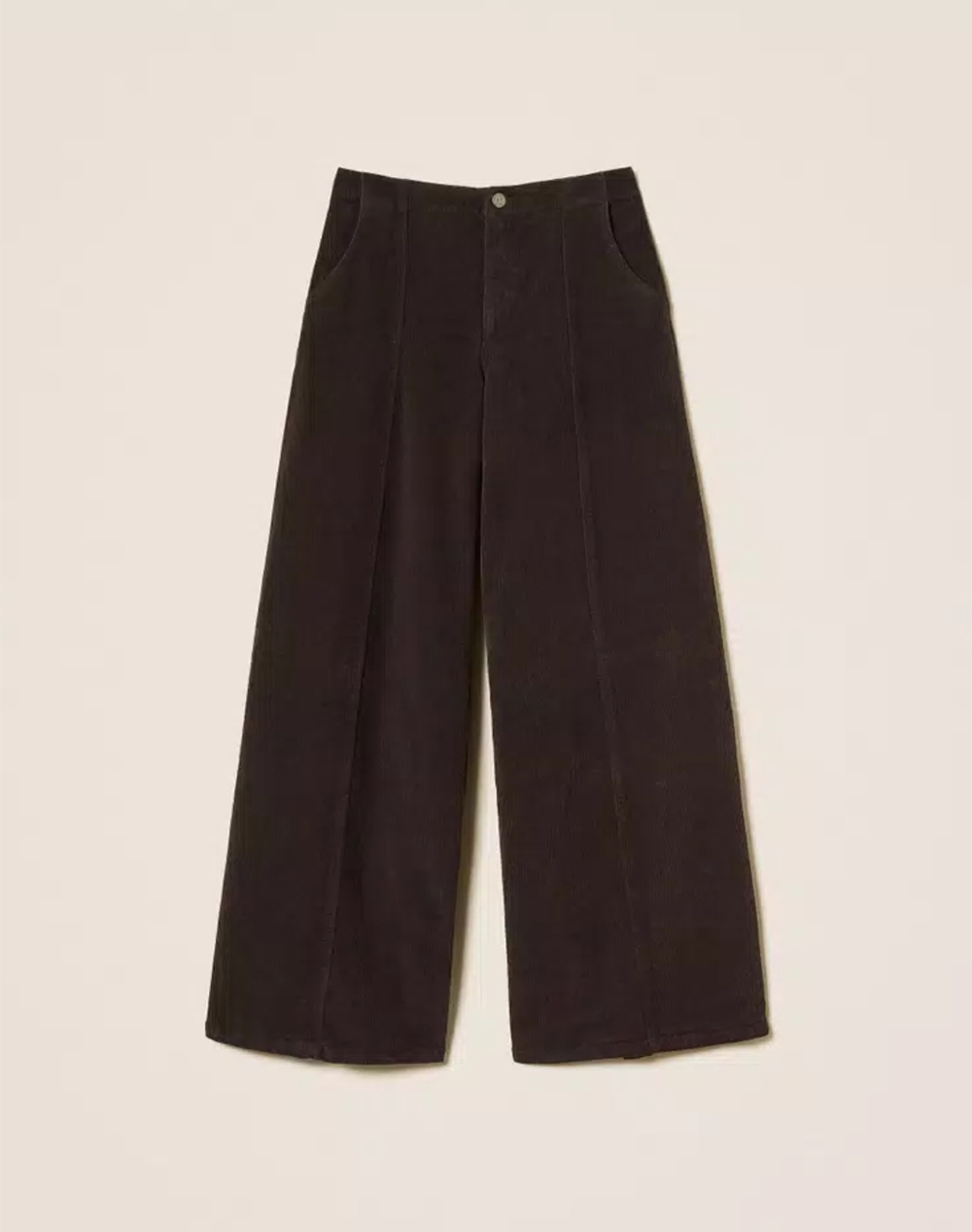 Twinset Παντελονι Γυναικα Ρουχα Παντελονια Jean/5P/Cargo Darkbrown Βαμβακιμε Ελασταν 252Tt2180 11054