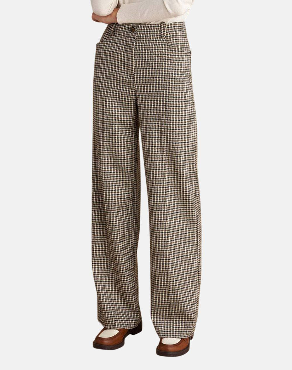 Attrattivo Pants Women Clothes Trousers Chinos Multi Viscose,Elastic,Synthetic 92006028 Multi Female Chinos