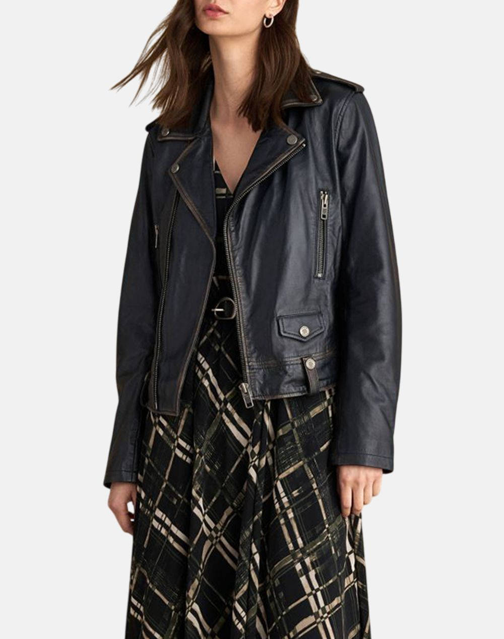 Attrattivo Jacket Women Clothes Outerwear Outerwear Jackets Black Leather 9921522 Mayro Female Jackets Black