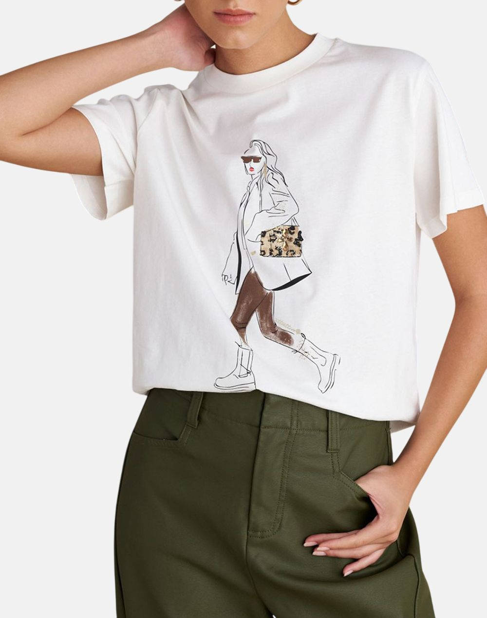 Attrattivo T Shirt Women Clothes Tops T Shirts Offwhite Cotton 9921797 Ekroy Female T-Shirts