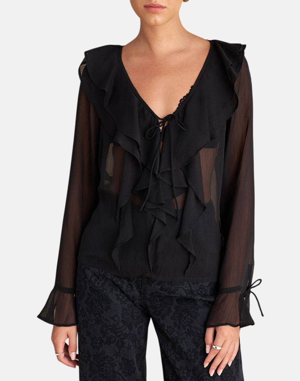 Attrattivo Top Women Clothes Tops Tops/Bodies Black Synthetic 9922411 Mayro Female Tops/Bodies Black