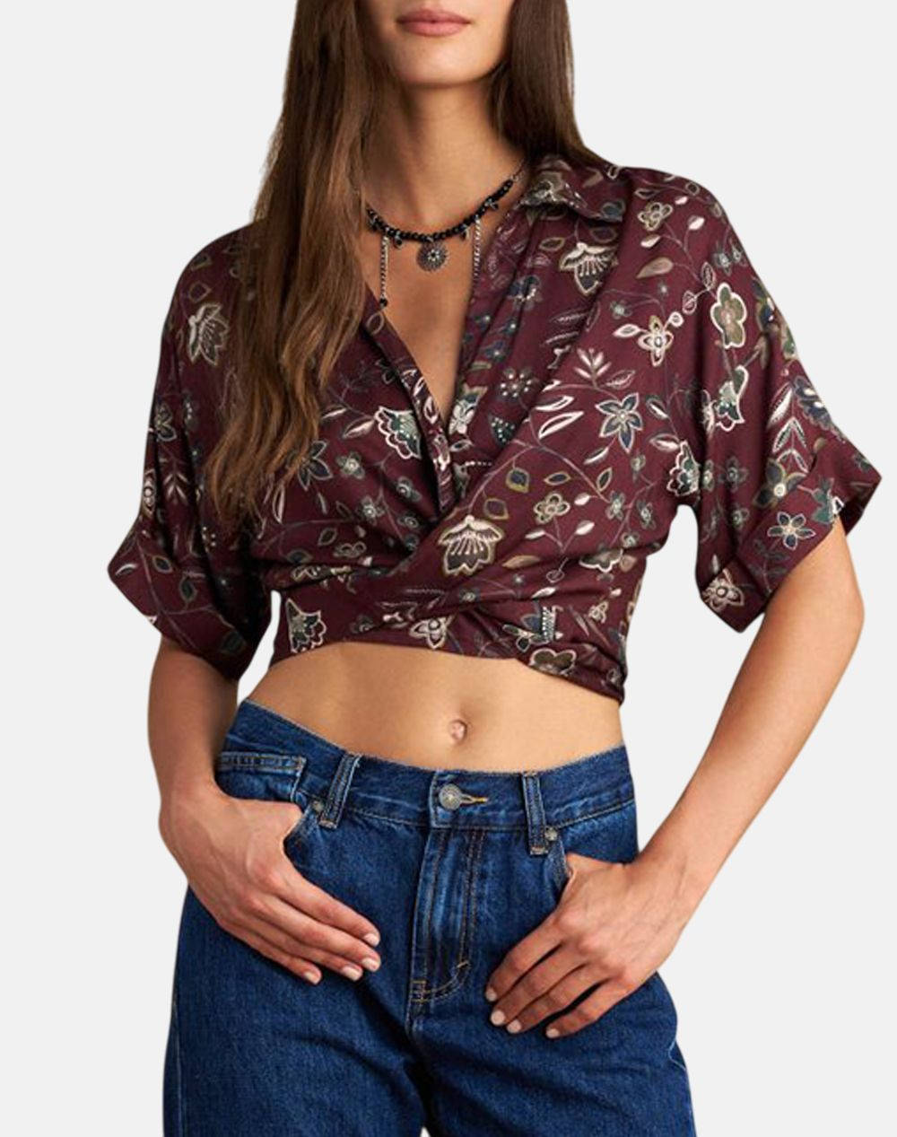Attrattivo Top Women Clothes Tops Tops/Bodies Multi Viscose 9921754 Multi Female Tops/Bodies