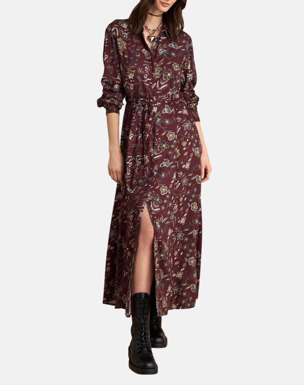 Attrattivo Dress&Belt Women Clothes Dresses Multi Viscose 9921753 Multi Female Dresses