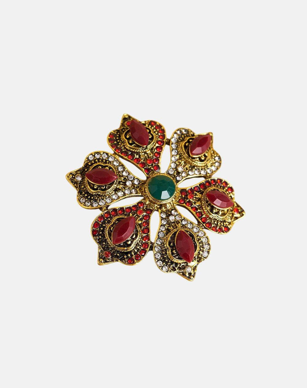 Attrattivo Brooch Synthetic, Glass Women Accessories Jewellery Multi Synthetic 9W23203 Multi Female Jewellery