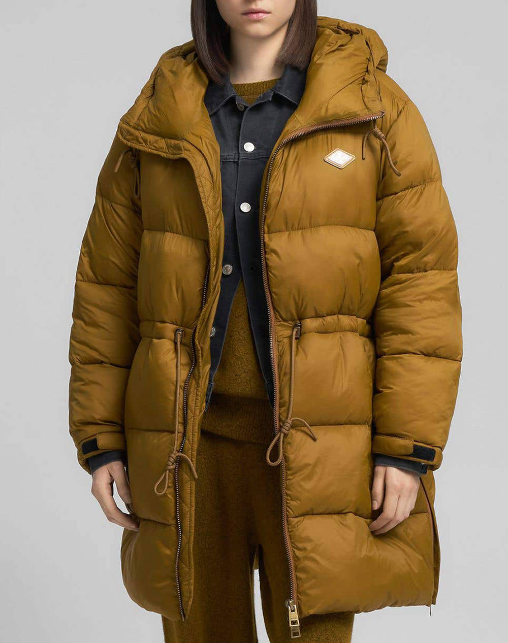 Replay Jacket Women Clothes Outerwear Outerwear Jackets Camel Synthetic W7910 .000.85048 249 Female Jackets