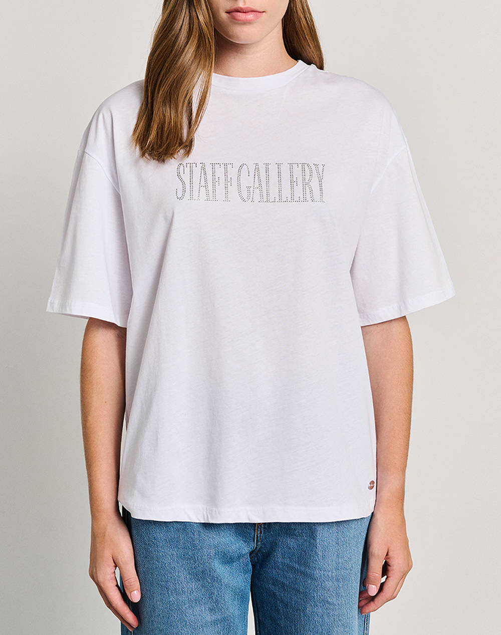 Staff Carla T Shirt Women Clothes Tops T Shirts Offwhite Cotton 63 004.054 Ν0024 Female T-Shirts