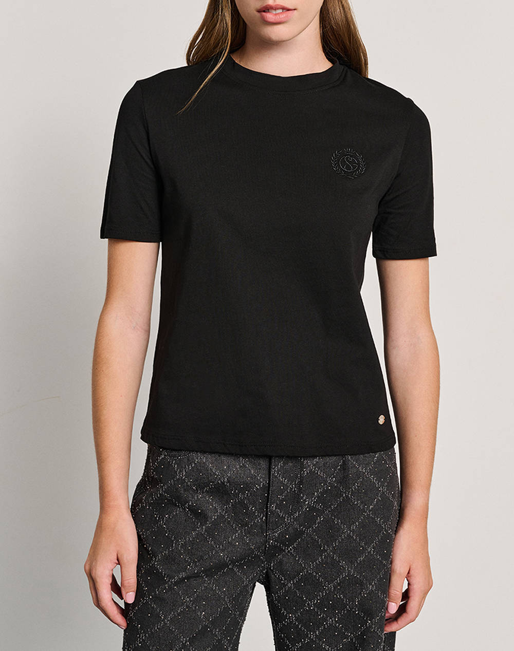 Staff Malba Wmn T Shirt Women Clothes Tops T Shirts Black Cotton 63 001.054 Ν0090 Female T-Shirts Black