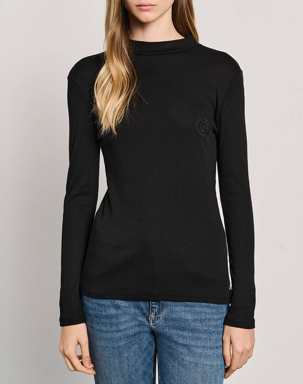 Staff Betty Long Sleeve Top Γυναικα Ρουχα Μπλουζες Τ Shirt Black Βαμβακι 63 301.054 Ν0090