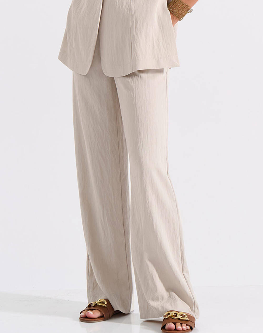 Bill Cost Pants Women Clothes Trousers Fabric Trousers Biege Synthetic 10 060807 0 Μπεζ Female Fabric Trousers Biege