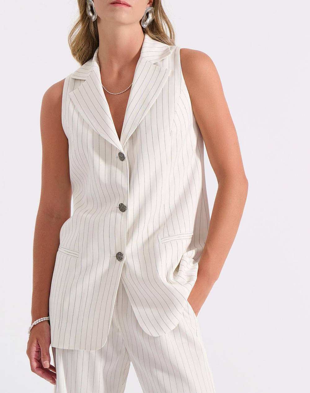 Bill Cost Vest Women Clothes Tops Tops/Bodies White Synthetic 10 320601 0 Λευκο Female Tops/Bodies