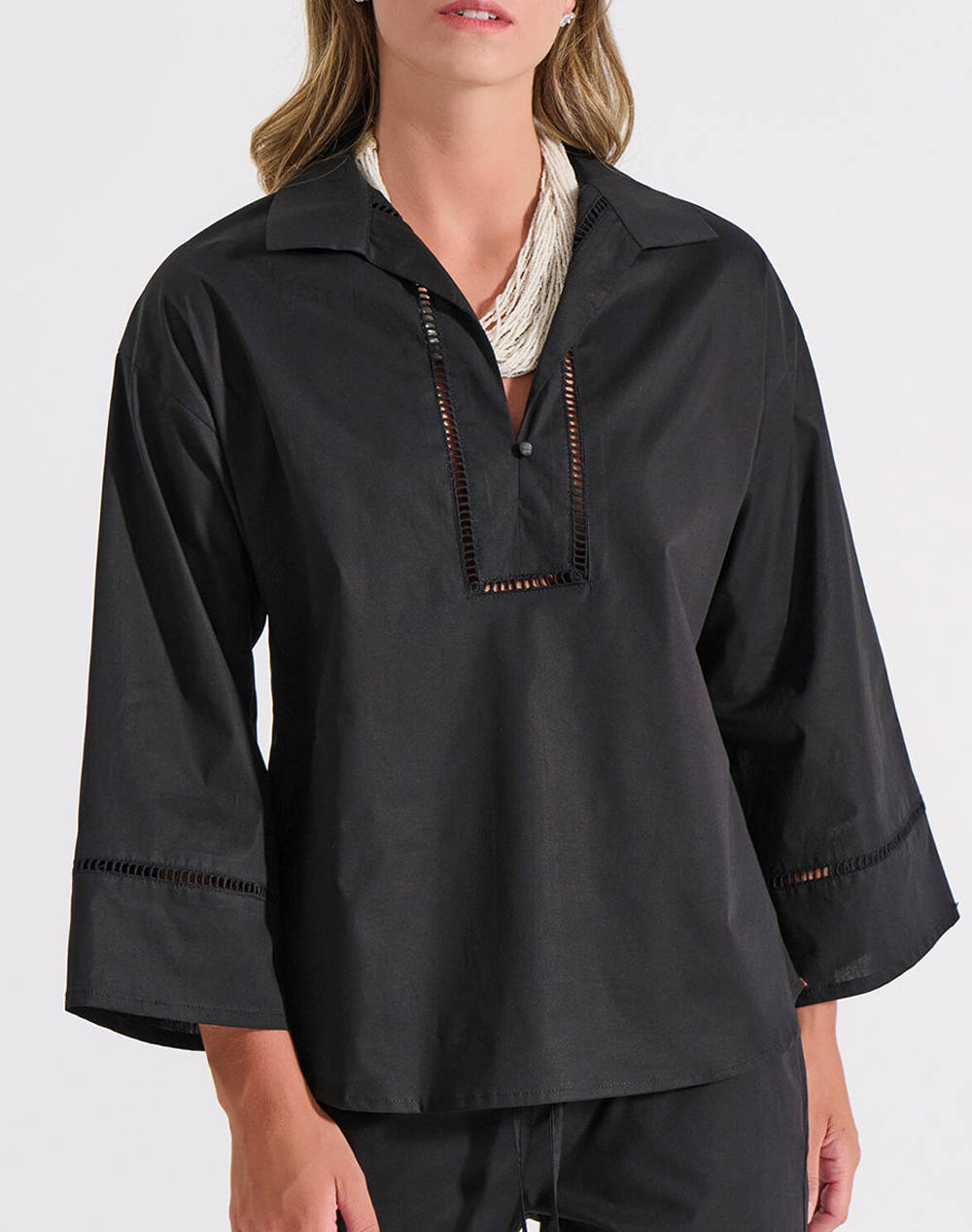 Bill Cost Blouse Women Clothes Tops T Shirts Black Cotton,Elastic 10 180325 0 Μαύρο Female T-Shirts Black