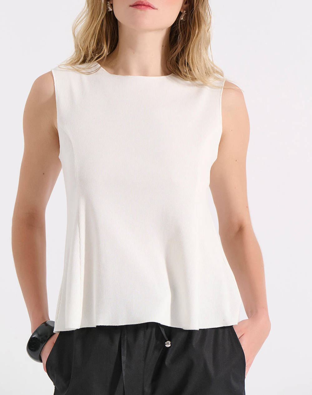 Bill Cost Blouse Women Clothes Tops T Shirts White Cotton,Elastic 10 220022 0 Λευκο Female T-Shirts