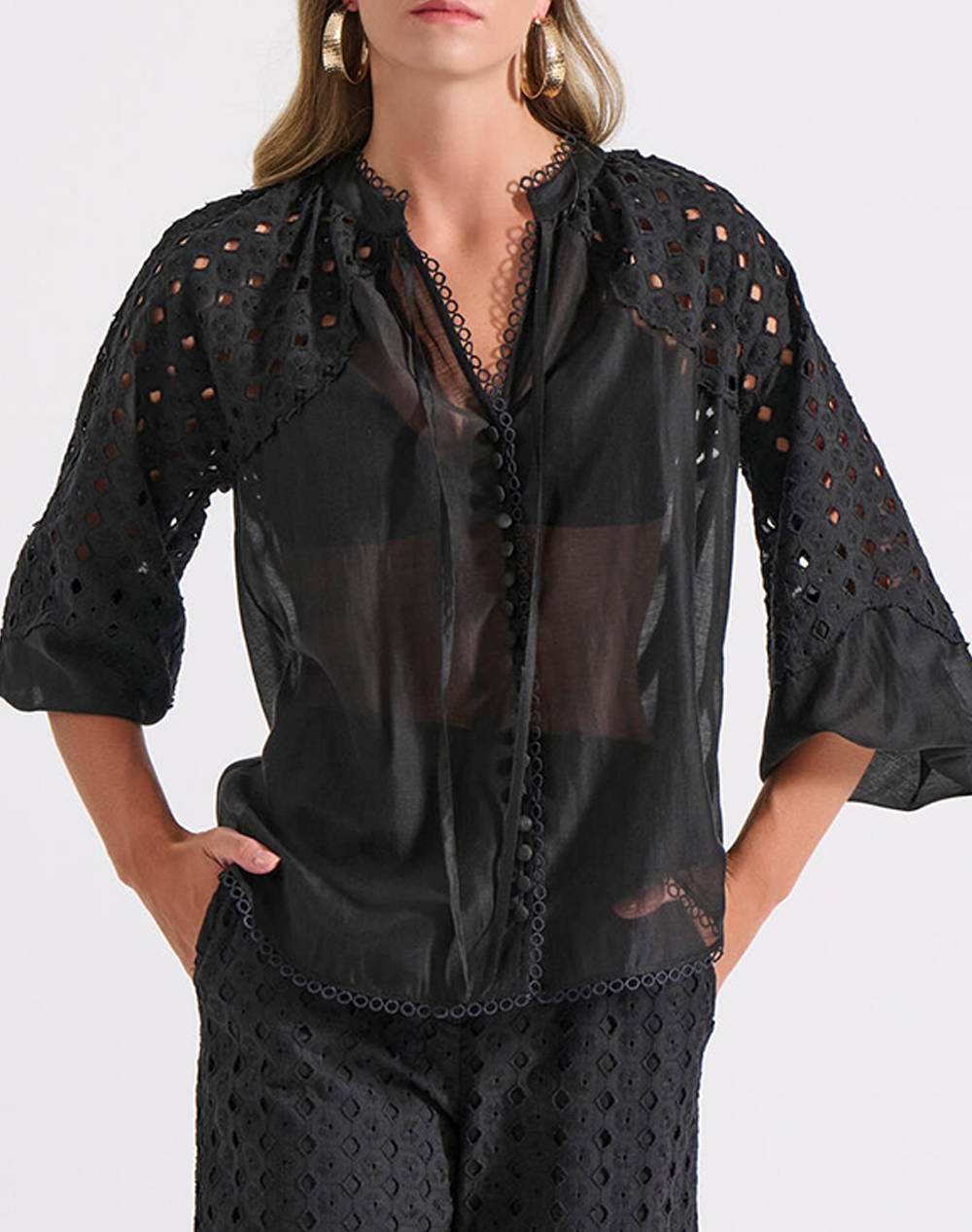 Bill Cost Blouse Women Clothes Tops T Shirts Black Synthetic 10 150287 0 Μαύρο Female T-Shirts Black