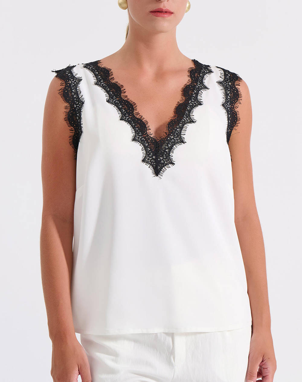 Bill Cost Blouse Women Clothes Tops Tops/Bodies Ecru Synthetic 10 031033 0 Εκρου Female Tops/Bodies