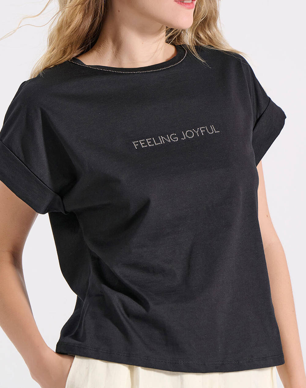 Bill Cost Blouse Women Clothes Tops T Shirts Black Cotton 10 120692 0 Μαύρο Female T-Shirts Black