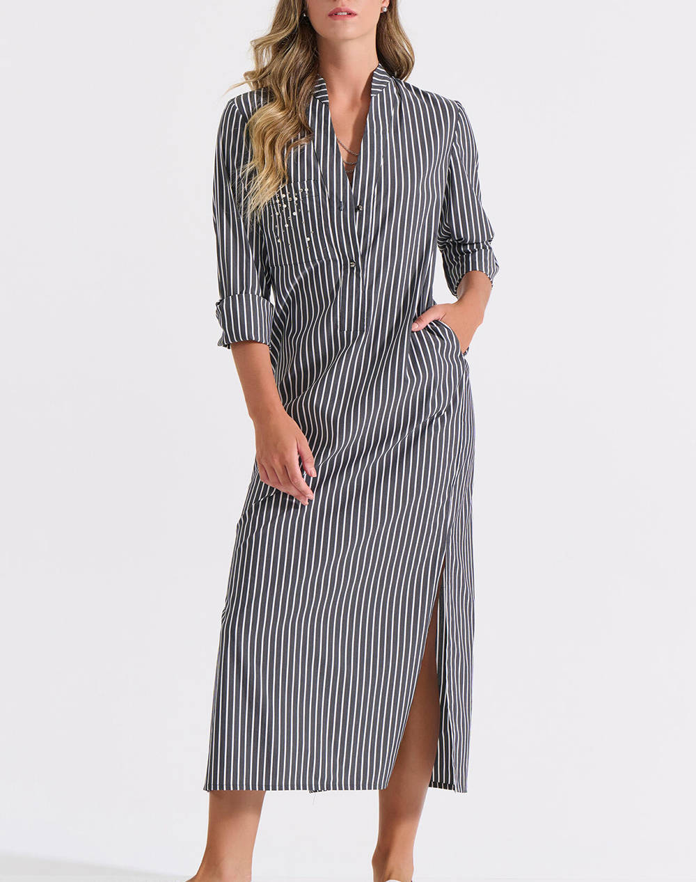 Bill Cost Dress Women Clothes Dresses Black Cotton,Elastic,Synthetic 10 320600 0 Μαύρο Female Dresses Black
