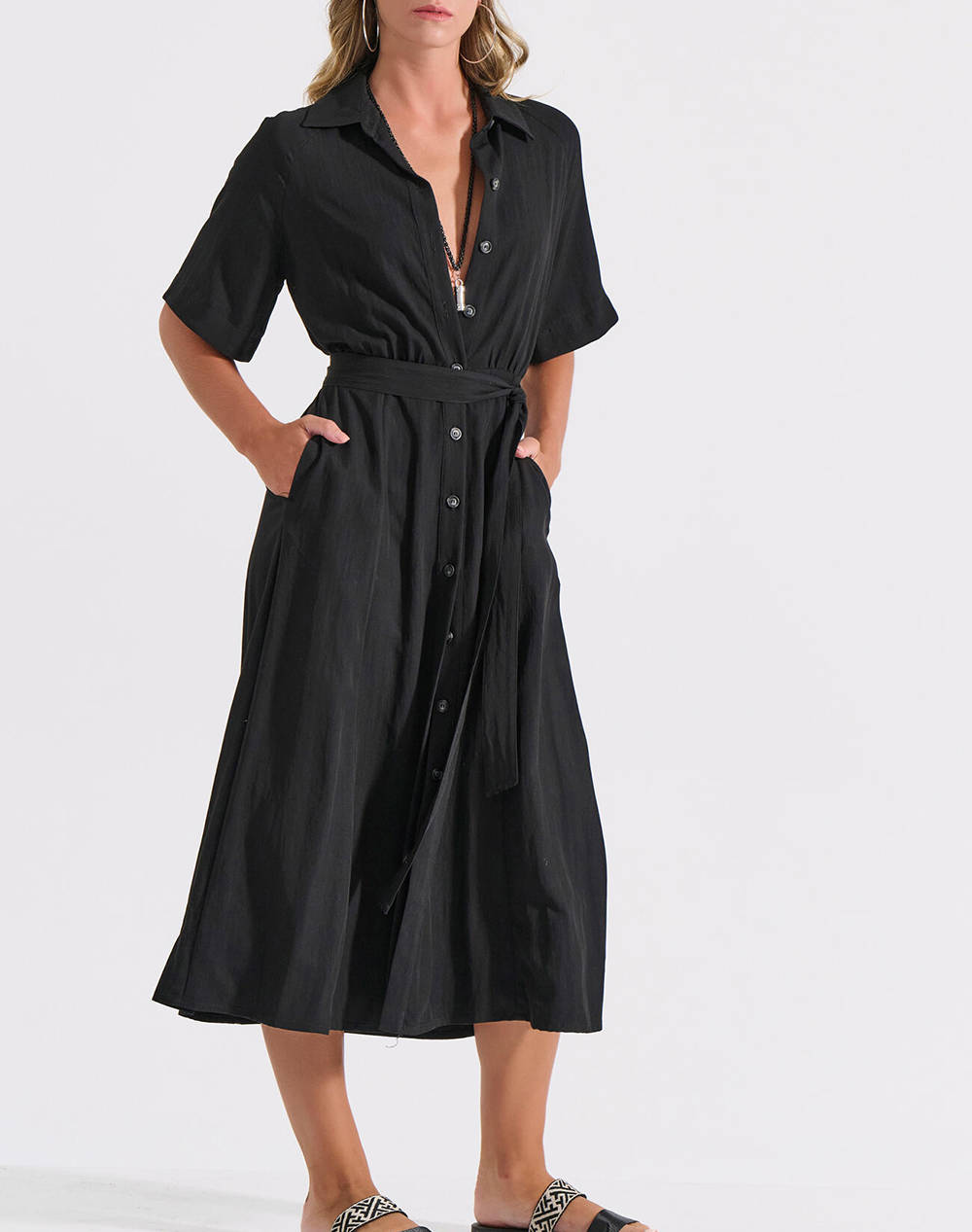 Bill Cost Dress Women Clothes Dresses Black Synthetic 10 060814 0 Μαύρο Female Dresses Black