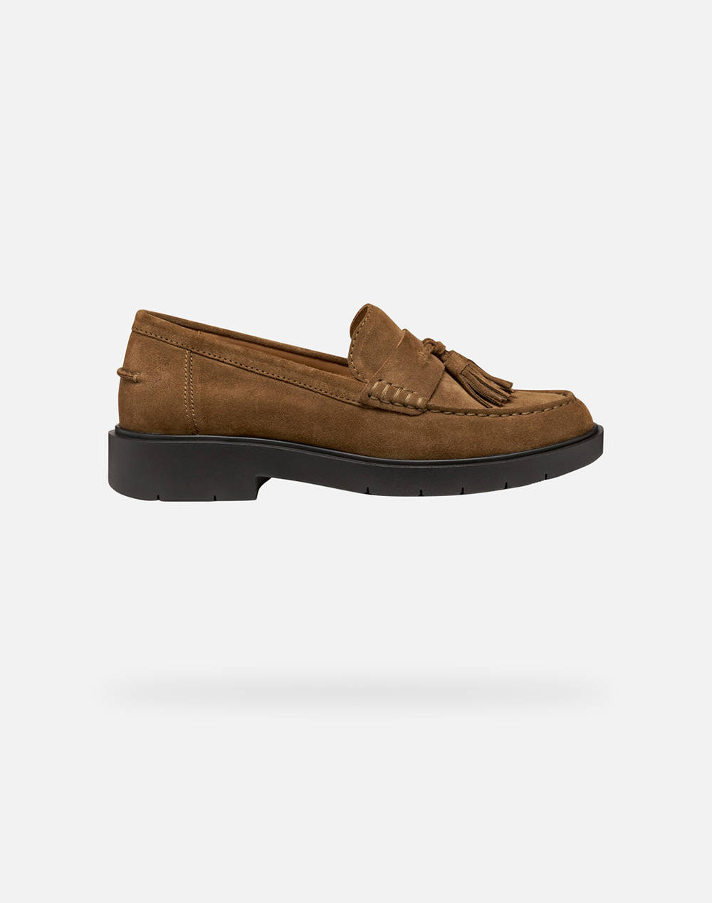 Geox D Spherica Ec1 C Sweden Women Footwear Moccasins/Ballerinas Brown Suede D26Qrc00022C6372 C6372 Female Moccasins/Ballerinas Brown