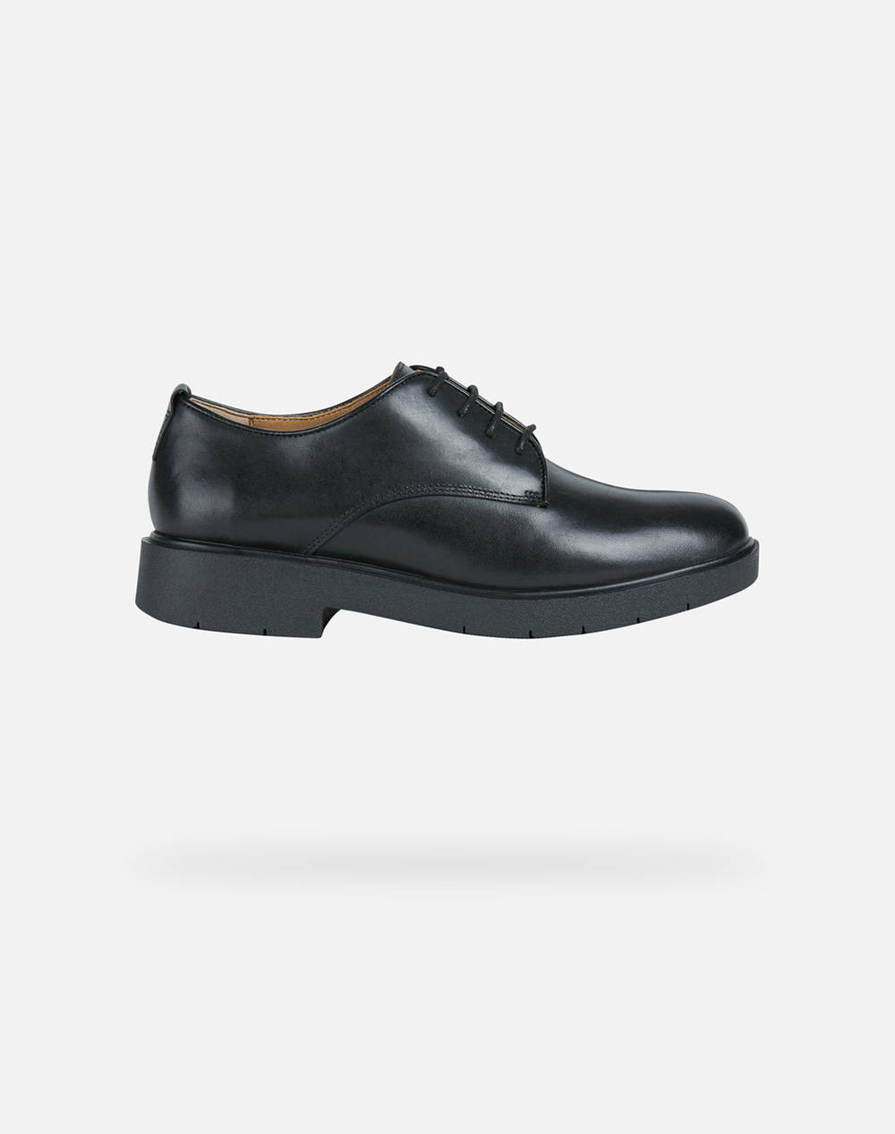 Geox D Spherica Ec1 A Smo.Lea Women Footwear Moccasins/Ballerinas Black Leather,Fabric D16Qra00043C9999 C9999 Female Moccasins/Ballerinas Black