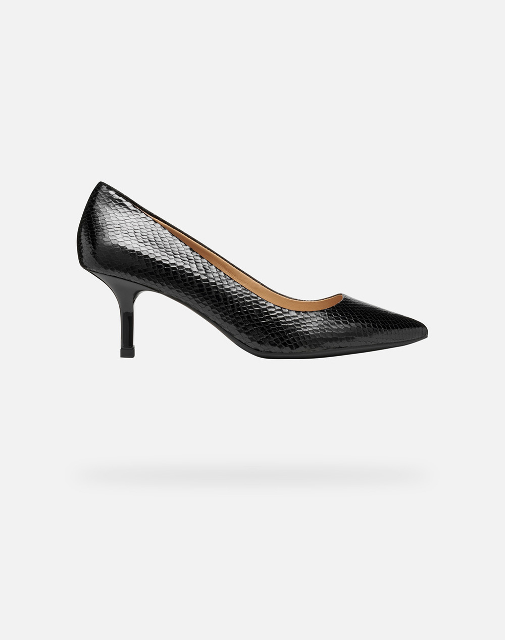 Geox D Kleopy A Metal.Goat Women Footwear Pumps Black Leather D55Yba000Kyc9999 C9999 Female Pumps Black