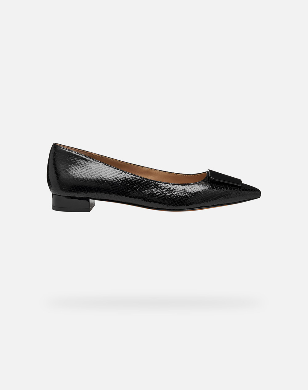 Geox And Giselda15 Women Footwear Moccasins/Ballerinas Black Leather D56Yua0Kyhhc9999 C9999 Female Moccasins/Ballerinas Black