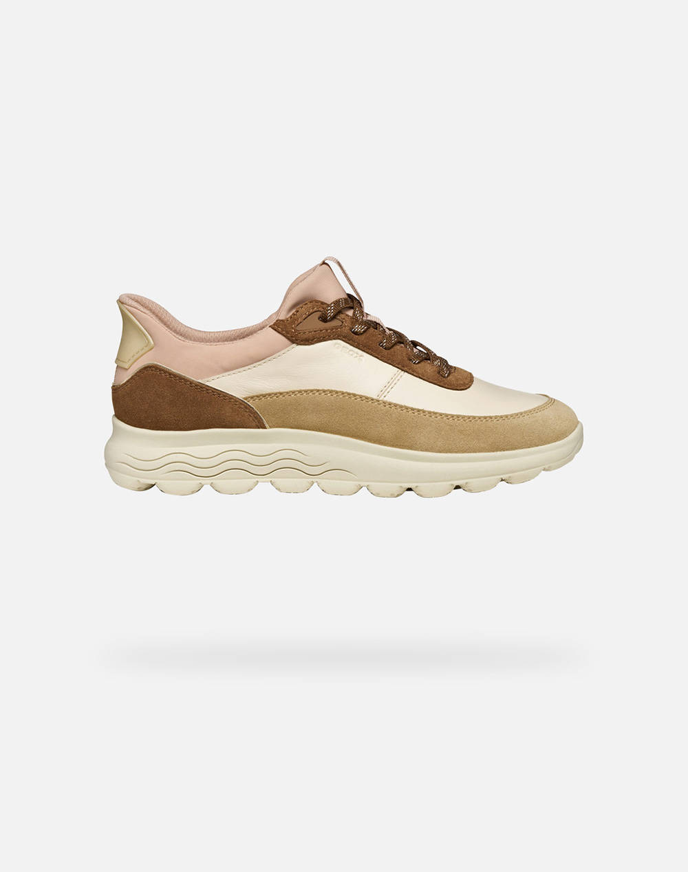 Geox D Spherica Plus Women Sportswear Footwear Shoes Multi Leather,Synthetic,Fabric D567Mb08522C1Sl6 C1Sl6 Female Shoes