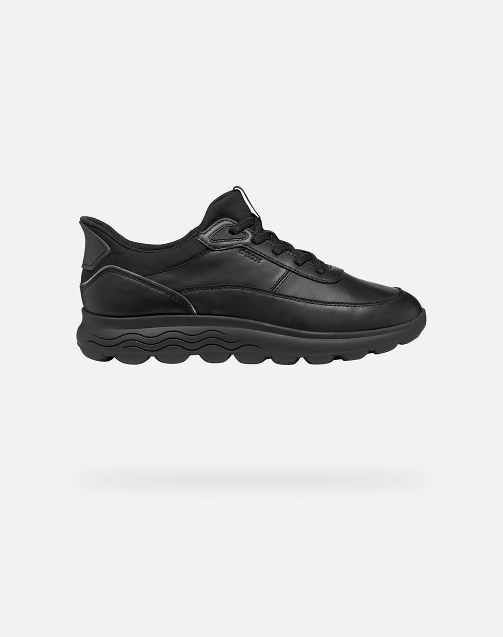 Geox D Spherica Plus Women Sportswear Footwear Shoes Black Leather,Synthetic,Fabric D567Mb00085C9999 C9999 Female Shoes Black