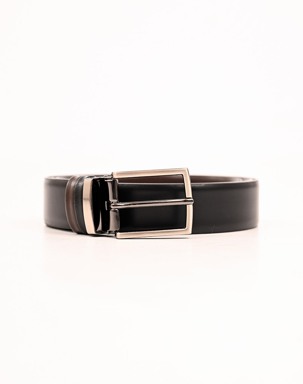 William G. Ζωνη Ανδρας Αξεσουαρ Ζωνες Black Δερμα 4101.25 Black/Ch.